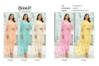 NOOR 111 A HIT COLLECTION OF PAKISTANI SUIT - Image 3