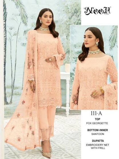 NOOR 111 A HIT COLLECTION OF PAKISTANI SUIT - Image 2