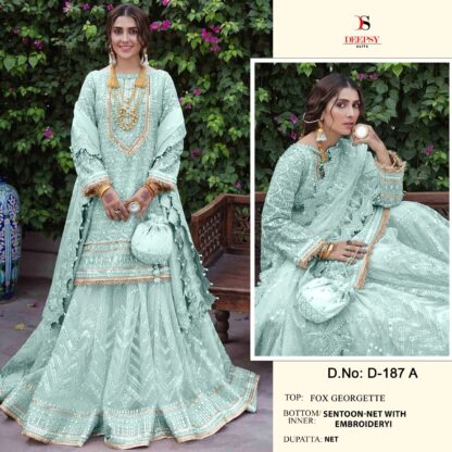 DEEPSY D 187 A PAKISTANI BRIDAL SUITS AT BEST PRICE