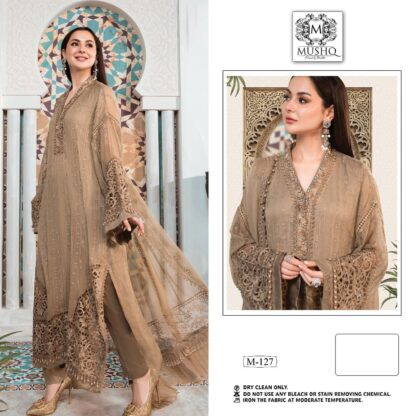 MUSHQ M 127 PAKISTANI SUITS WHOLESALER