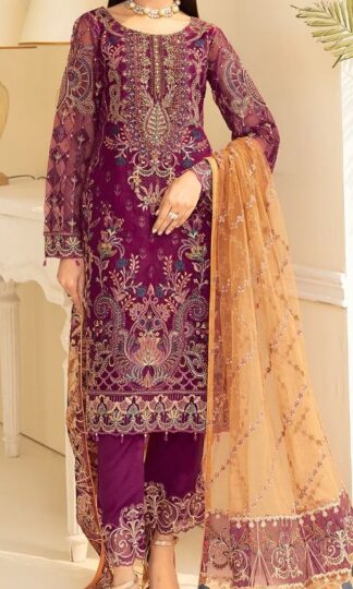 ZAHA RAMSHA VOL 3 1045 PAKISATNI SUIT NEW CONCEPT