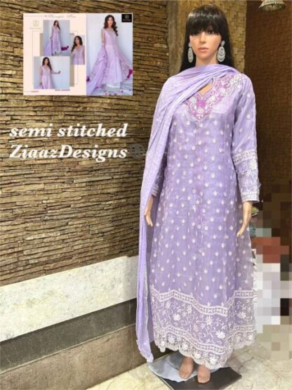 ZIAAZ DESIGNS NOOR LAVENDER Z 5001 PAKISTANI DRESSES ONLINE SHOPPING - Image 2