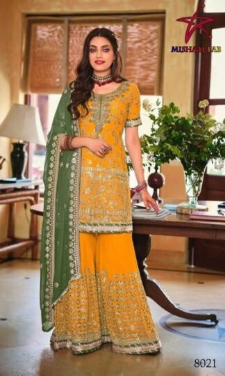 MISHAAL FAB 8021 PAKISTANI SUITS ONLINE SHOPPING