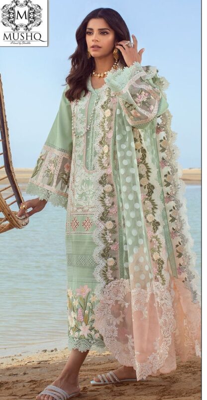 MUSHQ M 138 B PAKISTANI SUITS ONLINE SHOPPING SURAT