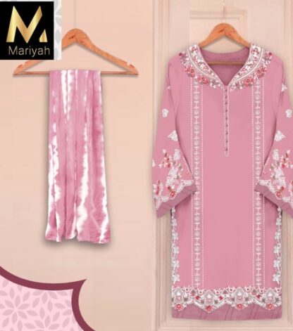 MARIYAH DESIGNER PINK PAKISTANI KURTIS ONLINE SHOPPING