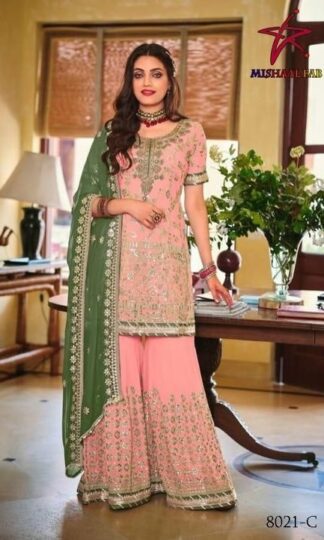 MISHAAL FAB 8021 C PAKISTANI DRESSES ONLINE FOR WOMEN