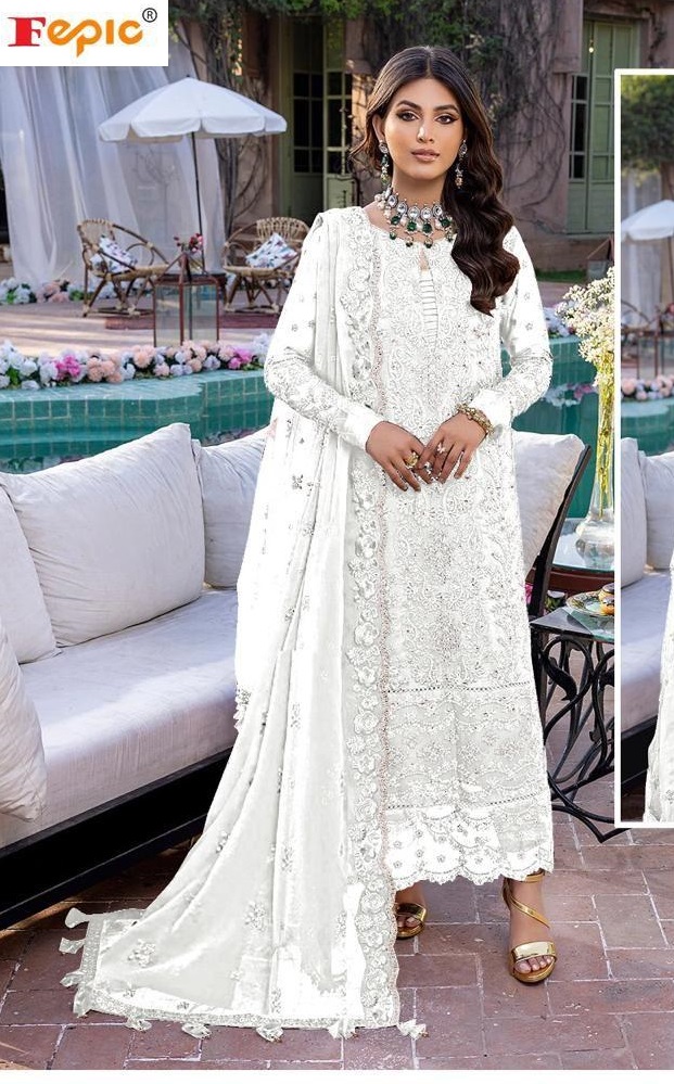 Indian Traditional Punjabi Patiyala Salwar Kameez Pakistani Dresses White  Suits | eBay