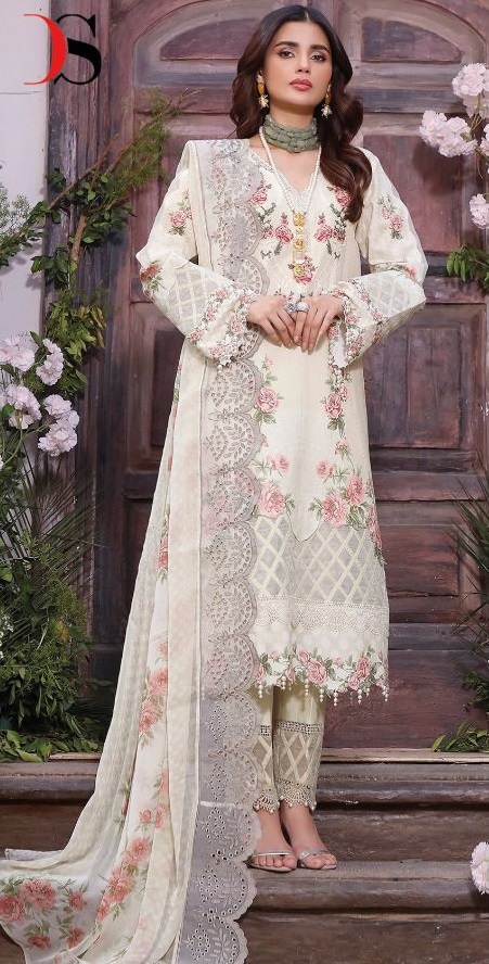 FIRDOUS URBANE -2 BY DEEPSY SUITS 3141 TO 3148 SERIES COTTON DRESSES