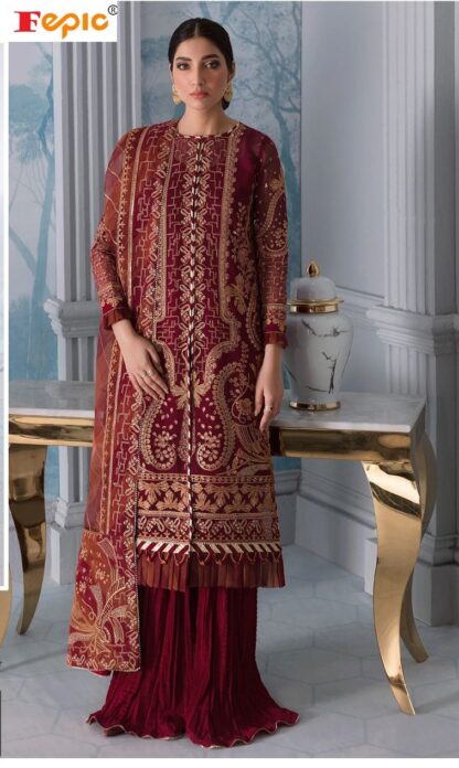 FEPIC ROSEMEEN C 1199 DESIGNER PAKISTANI SUITS WITH PRICE