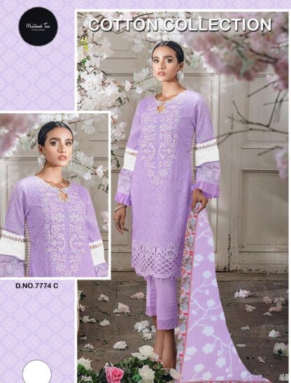 MEHBOOB TEX 7773 C COTTON COLLECTION PAKISTANI SUITS WHOLESALER