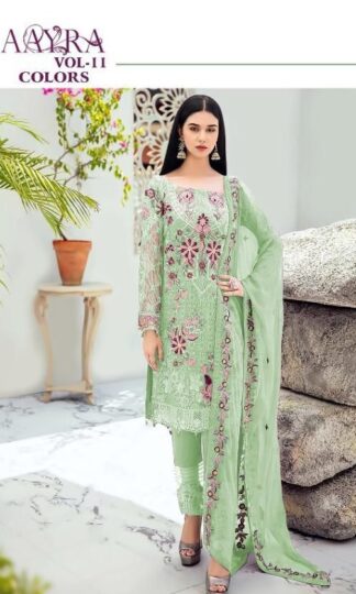 COSMOS AAYRA VOL 11 1274 F PAKISTANI SUITS ONLINE SHOPPING SURAT