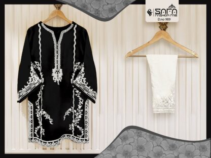 SAFA FASHION FAB 989 READYMADE WHOLESALER PAKISTANI KURTI ONLINE - Image 4