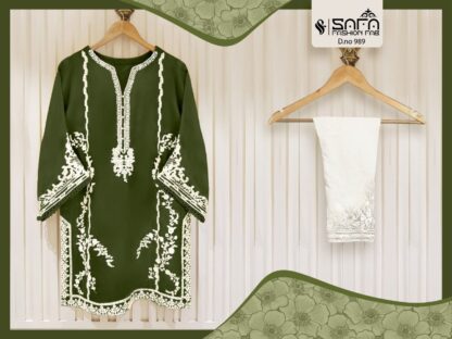 SAFA FASHION FAB 989 READYMADE WHOLESALER PAKISTANI KURTI ONLINE - Image 6