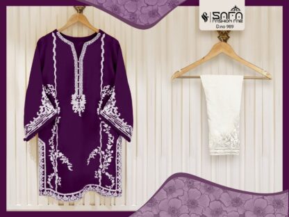 SAFA FASHION FAB 989 READYMADE WHOLESALER PAKISTANI KURTI ONLINE - Image 8