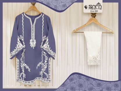 SAFA FASHION FAB 989 READYMADE WHOLESALER PAKISTANI KURTI ONLINE - Image 5