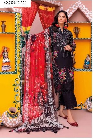 DEEPSY 1751 CHUNRI 22 2 PAKISTANI SUITS WHOLESALER PRICE