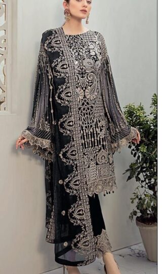 MUSHQ M 143 B READYMADE PAKISTANI SUITS WHOLESALER