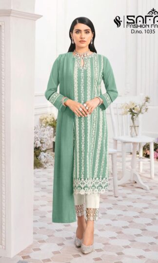 SAFA FASHION FAB 1035 PISTA PAKISTANI KURTI CHEAPEST PRICE
