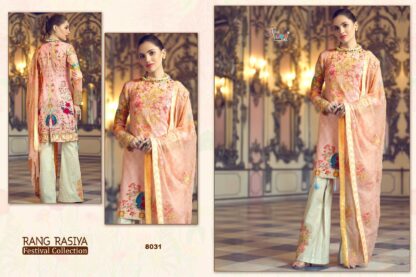 SHREE FABS 8031 RANG RASIYA FESTIVA COLLECTION PAKISTANI SUITS - Image 3