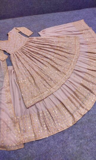 THE LIBAS COLLECTION FULLSTITCHED LEHENGA WITH NEW COLOUR