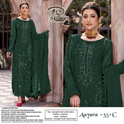 LAAIBAH DESIGNER AYARA 35 C GEORGETT PAKISTANI SUITS ONLINE - Image 4