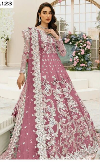 KALEESHA FASHION KF 123 NEW PAKISTANI DESIGNER SALWAR SUIT