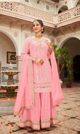 EBA LIFESTYLE 1483 ARMANI VOL 3 RICH COMBINATION LATEST PLAZO SUIT
