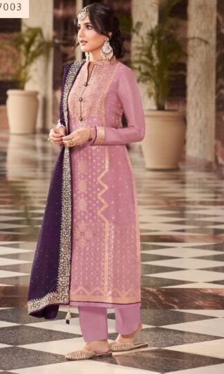 AMIRAH 17003 KHWAHISH VOL 2  DOLA SILK WITH HEAVY EMBROIDERED SUIT