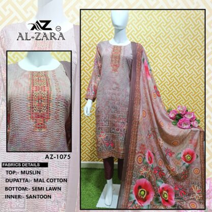 AL ZARA AZ 1075 WHOLESALER PAKISTANI KURTI ONLINE - Image 2