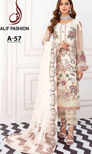 ALIF FASHION A 57 SINGLE PIECE PAKISTANI SUITS ONLINE