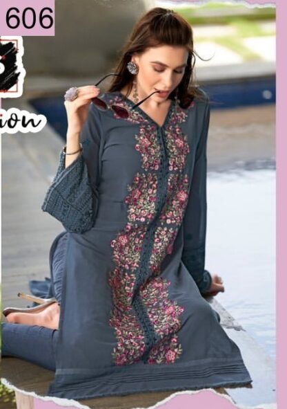 VS FASHION VS 606 GREY DESIGNER PAKISTANI KURTI WITH PRICE BEST QUALITY PAKISTANI SUITS, ONLINE SHOPPING SUITS, PAKISTANI SALWAR KAMEEZ, PAKISTANI SUITS WHOLESALE DELHI, PAKISTANI SUITS WHOLESALE IN DELHI, PAKISTANI SUITS WHOLESALER FROM SURAT, VS FASHION VS 606 GREY  Pakistani Suits, Salwar Kameez, Single, Suits, VS FASHION