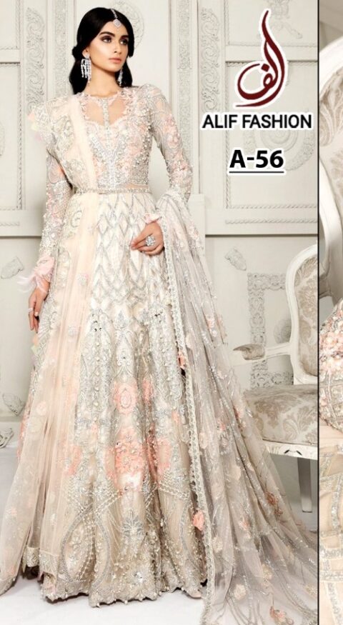 ALIF FASHION A 56 SPECIAL WEDDING COLLECTION PAKISTANI SUIT