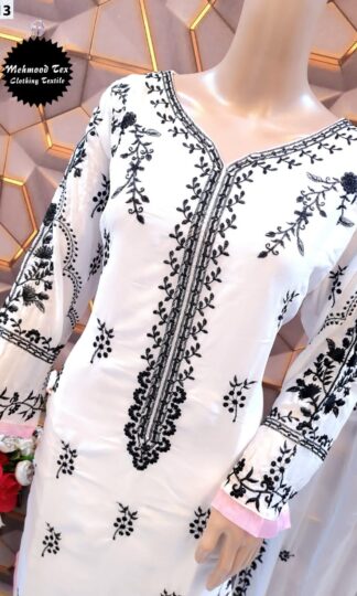 MEHMOOD TEX READYMADE COLLECTION VOL 13 WHITE PAKISTANI KURTI AT BEST PRICEMEHMOOD TEX READYMADE COLLECTION VOL 13 WHITE PAKISTANI KURTI AT BEST PRICE