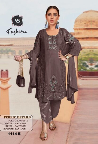 VS FASHION VS 1114 E PAKISTANI SUIT MANUFACTURER PAKISTANI SUITS WHOLESALE IN DELHI, PAKISTANI SUITS WHOLESALER FROM SURAT, VS FASHION VS 1114 E  Salwar Kameez, Single, Suits, VS FASHION