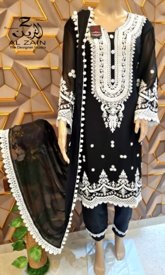 AL ZAIN 272702 BLACK PAKISTANI KURTIS ONLINE SHOPPINGAL ZAIN 272702 BLACK PAKISTANI KURTIS ONLINE SHOPPING