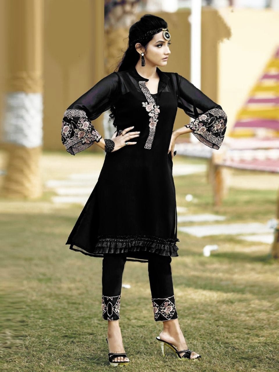 Black Kurti Designs New Pakistani Dresses Indian Cotton Suit Cotton Pants  Cotton Dresses Pakistani…