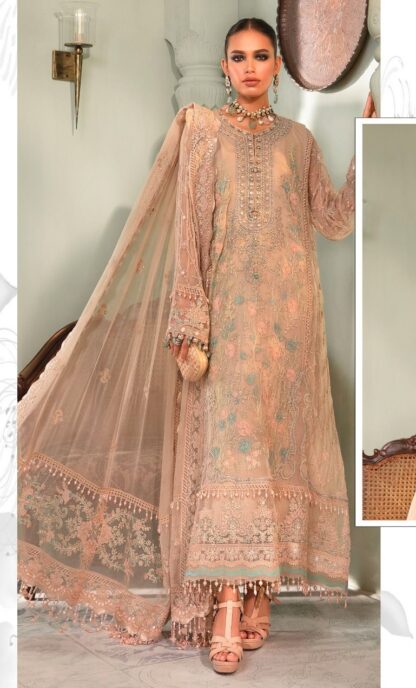 FEPIC ROSEMEEN D 60023 MARIA B EMBROIDE VOL 6 PAKISTANI SUIT ONLINE