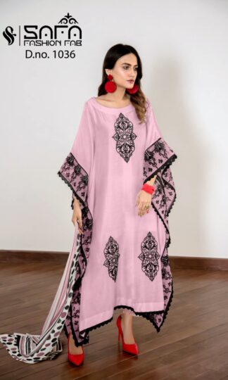 SAFA FASHION FAB 1036 PINK PAKISTANI KURTI MANUFACTURER