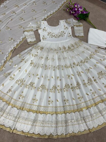 THE LIBAS COLLECTION WHITE INDIAN STYLE ONLINE GOWN FOR WOMEN BEST QUALITY PAKISTANI SUITS, ONLINE SHOPPING SUITS, PAKISTANI SALWAR KAMEEZ, PAKISTANI SUITS AT MANUFACTURER PRICE, PAKISTANI SUITS BEST PRICE, PAKISTANI SUITS IN SURAT, PAKISTANI SUITS ONLINE SHOPPING, THE LIBAS COLLECTION WHITE INDIAN STYLE ONLINE GOWN FOR WOMEN  GOWNS, PAKISTANI KURTIS, Single, Suits, THE LIBAS COLLECTION