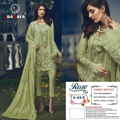 SHANAYA ROSE S 43 E PAKISTANI SUIT AT BEST PRICE BEST QUALITY PAKISTANI SUITS, PAKISTANI SUITS MANUFACTURER IN SURAT, PAKISTANI SUITS ONLINE SHOPPING, PAKISTANI SUITS REPLICA SUITS ONLINE INDIA, PAKISTANI SUITS WHOLESALE, PAKISTANI SUITS WHOLESALE IN INDIA, SHANAYA ROSE S 43 E, SINGLE PIECE PAKISTANI SUITS ONLINE, WHOLESALE SUITS COLLECTION  Pakistani Suits, Salwar Kameez, SHANAYA FASHION, Single, Suits