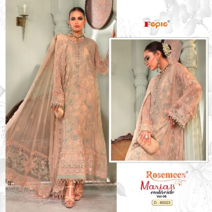 FEPIC ROSEMEEN D 60023 MARIA B EMBROIDE VOL 6 PAKISTANI SUIT ONLINE - Image 3