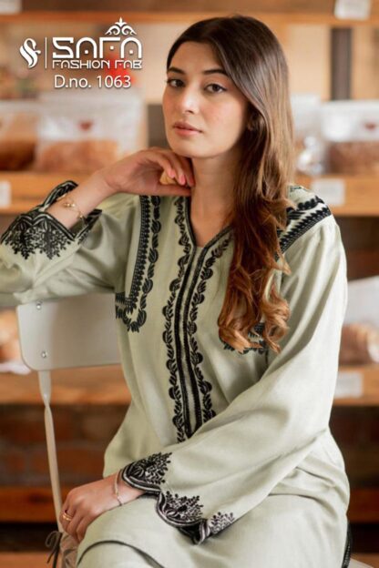 SAFA FASHION FAB 1063 READYMED PAKISTANI KURTI ONLINE WHOLESALER