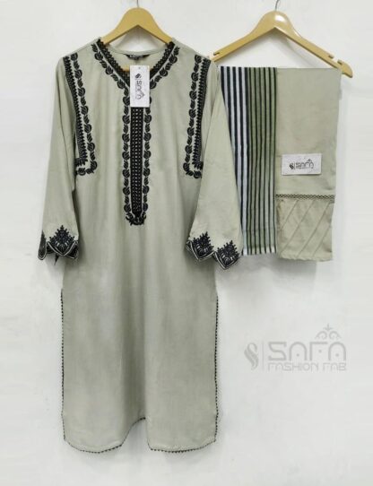 SAFA FASHION FAB 1063 READYMED PAKISTANI KURTI ONLINE WHOLESALER - Image 2