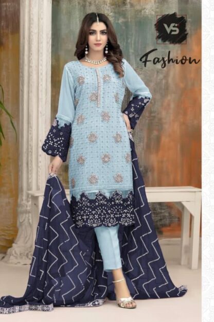 VS FASHION VS 1214 A DESIGNER PAKISTANI SUITS WITH PRICE