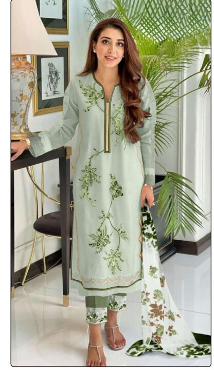 AARSH AA 025 A PAKISTANI KURTI DESIGNER