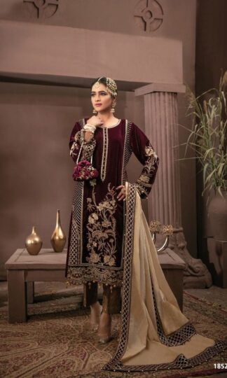 DEEPSY 1852 VELVET PAKISTANI SUITS FOR WINTERDEEPSY 1852 VELVET PAKISTANI SUITS FOR WINTER