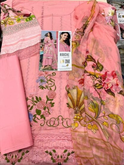 SANIYA TRENDZ ST 501 ROUCHE PAKISTANI SUIT ONLINE