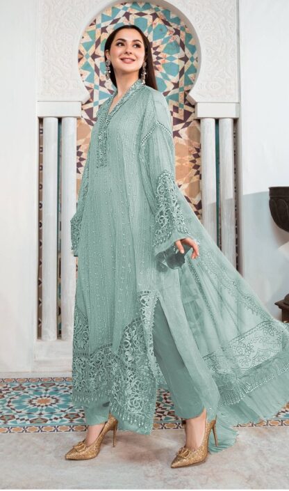 FEPIC ROSEMEEN 60021 F MARIA B  EMBROIDE VOL 4 PAKISTANI HIT DESIGN FEPIC ROSEMEEN D 5220 C, FEPIC ROSEMEEN IN SINGLE, kurti, PAKISTANI SUITS SINGLE PIECE NO 1 WHOLESALER, PAKISTANI SUITS WHOLESALER FROM SURAT, SALWAR KAMEEZ WHOLESALE, VELVET PAKISTANI SUITS  FEPIC ROSEMEEN, Pakistani Suits, Salwar Kameez, Single, Suits