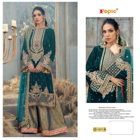 FEPIC ROSEMEEN D 5221 A PAKISTANI SUITS WITH PRICE