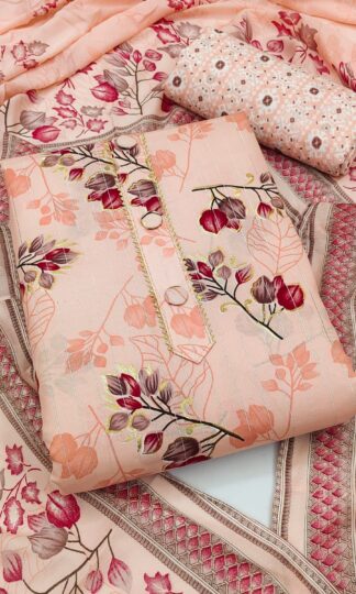 THE LIBAS COLLECTION COTTON WITH FANCY PRINT DRESS MATERIALTHE LIBAS COLLECTION COTTON WITH FANCY PRINT DRESS MATERIAL